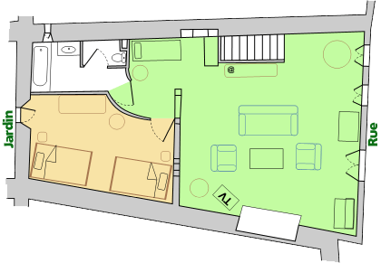 Plan du premier étage
