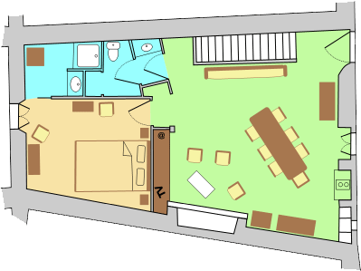 Plan du premier étage